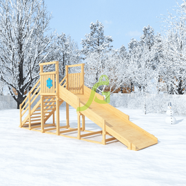 Зимняя горка IgraGrad SnowFox Start (без покрытия), скат 4 м, Покрытие: Без покрытия