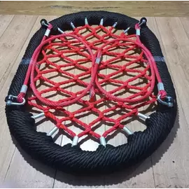 Качели "Гнездо" ХИТ антивандальное овал 80x100 см, Диаметр кольца: Овал 80x100 см