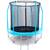 Батут Domsen Fitness Gravity 12FT (Blue), Цвет батута: Синий