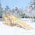 Зимняя горка "IgraGrad Snow Fox", скат 8 м, без окраски, Покрытие: Без покрытия
