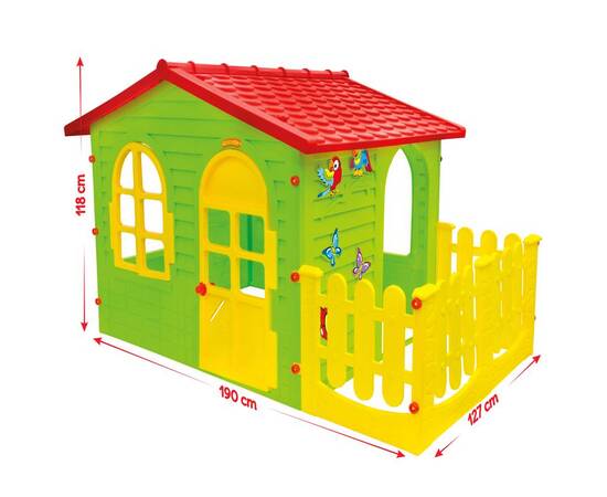 Детский игровой Домик с забором садовый Mochtoys 10498Детский игровой Домик с забором садовый Mochtoys 10498[image_num]