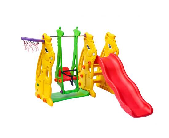 Детская горка Perfetto Sport + качели Кролик PS-033