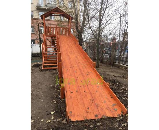 Зимняя горка "IgraGrad Snow Fox (Домик)", скат 10 м, без окраски, Покрытие: Без покрытияЗимняя горка "IgraGrad Snow Fox (Домик)", скат 10 м, без окраски, Покрытие: Без покрытия[image_num]