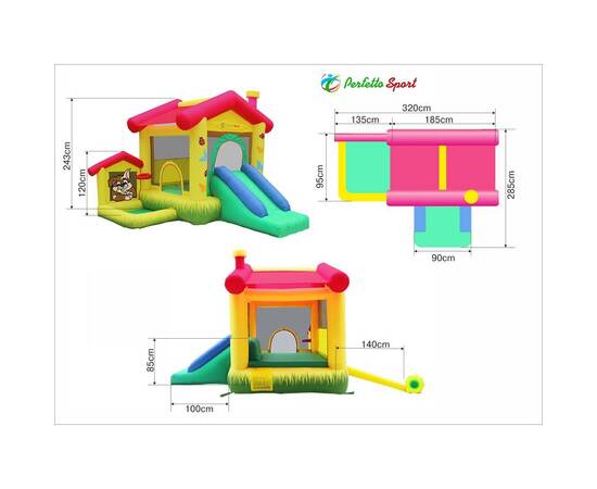 Надувной батут Perfetto Sport Casa per amici PS-504Надувной батут Perfetto Sport Casa per amici PS-504[image_num]