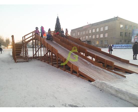 Зимняя горка "IgraGrad Snow Fox", 4 ската, Покрытие: Пропитка с антисептиком на водной основе ФортеколорЗимняя горка "IgraGrad Snow Fox", 4 ската, Покрытие: Пропитка с антисептиком на водной основе Фортеколор[image_num]