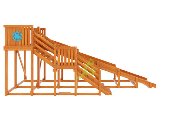 Детская деревянная зимняя горка "IgraGrad Snow Fox", скат 5,9 м без окраски, Покрытие: Без покрытияДетская деревянная зимняя горка "IgraGrad Snow Fox", скат 5,9 м без окраски, Покрытие: Без покрытия[image_num]