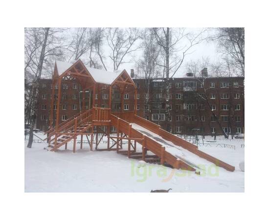 Зимняя горка IgraGrad Snow Fox Макси, скат 10 мЗимняя горка IgraGrad Snow Fox Макси, скат 10 м[image_num]