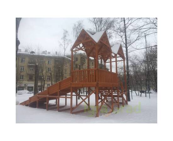 Зимняя горка IgraGrad Snow Fox Макси, скат 10 мЗимняя горка IgraGrad Snow Fox Макси, скат 10 м[image_num]