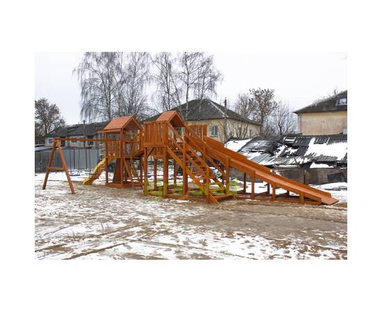 Детская деревянная зимняя горка "IgraGrad Snow Fox 5,9 м + "Панда Фани Gride"Детская деревянная зимняя горка "IgraGrad Snow Fox 5,9 м + "Панда Фани Gride"[image_num]
