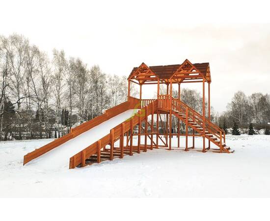Зимняя горка IgraGrad Snow Fox Макси, скат 10 мЗимняя горка IgraGrad Snow Fox Макси, скат 10 м[image_num]