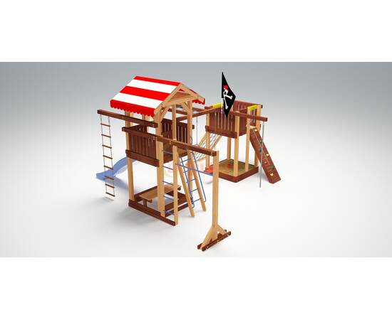 Детская деревянная игровая площадка Савушка 17Детская деревянная игровая площадка Савушка 17[image_num]