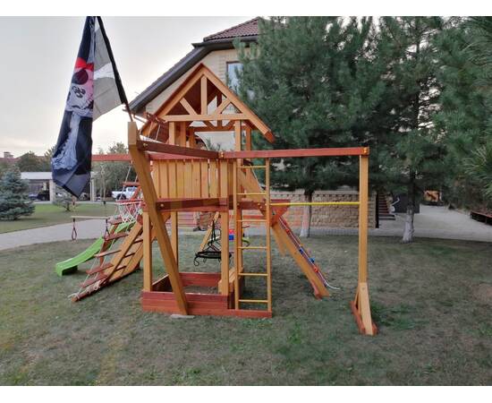 Детская деревянная игровая площадка Савушка Люкс 6Детская деревянная игровая площадка Савушка Люкс 6[image_num]