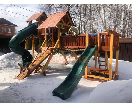 Детская деревянная игровая площадка Савушка Люкс 15Детская деревянная игровая площадка Савушка Люкс 15[image_num]