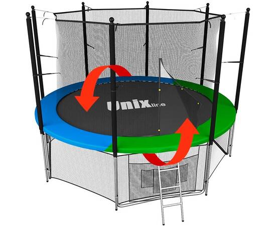 Батут UNIX line Classic 8 ft (inside)