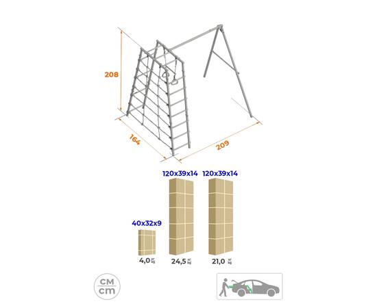 Дачный комплекс "Romana D1" + ЦЕПНЫЕ качели 103.31.06 (белый/желтый), Цвет : Бело/желтый, Комплектация комплекса: Качели цепныеДачный комплекс "Romana D1" + ЦЕПНЫЕ качели 103.31.06 (белый/желтый), Цвет : Бело/желтый, Комплектация комплекса: Качели цепные[image_num]