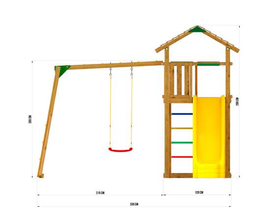 Детская игровая площадка Jungle Gym JC7 "Нимба"Детская игровая площадка Jungle Gym JC7 "Нимба"[image_num]