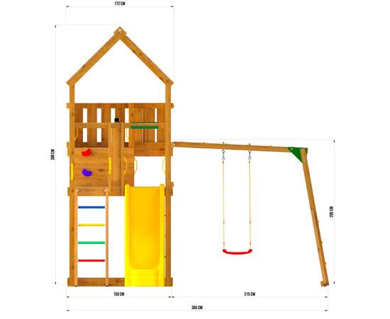 Детская игровая площадка Jungle Gym JP5 "Кудеби"Детская игровая площадка Jungle Gym JP5 "Кудеби"[image_num]