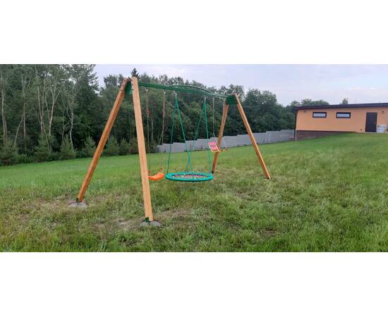 Каркас крепкий ХИТ для троих качелей (только каркас без качелей)Каркас крепкий ХИТ для троих качелей (только каркас без качелей)[image_num]