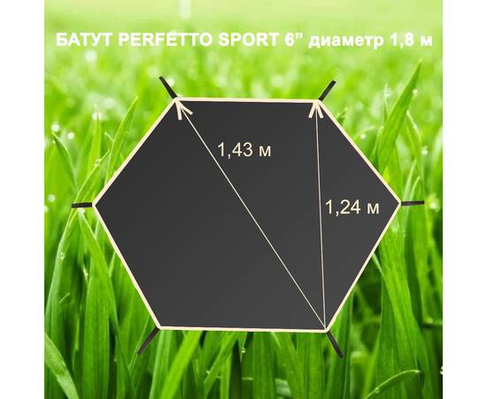 Солнцезащитный тент для батута 6" PS-010Солнцезащитный тент для батута 6" PS-010[image_num]