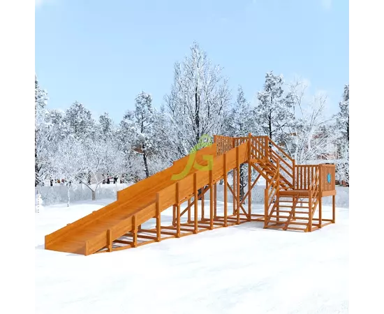 Зимняя горка "IgraGrad Snow Fox", скат 10 м (мод. 2) без окраски, Покрытие: Без покрытияЗимняя горка "IgraGrad Snow Fox", скат 10 м (мод. 2) без окраски, Покрытие: Без покрытия[image_num]