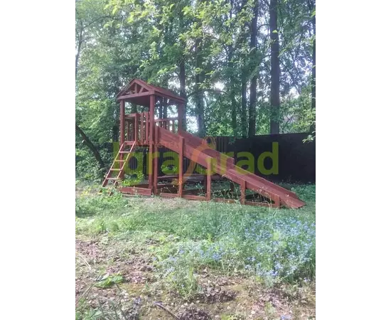 Модуль для зимней деревянной горки IgraGrad Snow Fox для Спорт, скат 4 мМодуль для зимней деревянной горки IgraGrad Snow Fox для Спорт, скат 4 м[image_num]