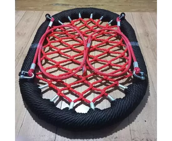 Качели "Гнездо" ХИТ антивандальное овал 100x120 см, Диаметр кольца: Овал 100x120 смКачели "Гнездо" ХИТ антивандальное овал 100x120 см, Диаметр кольца: Овал 100x120 см[image_num]