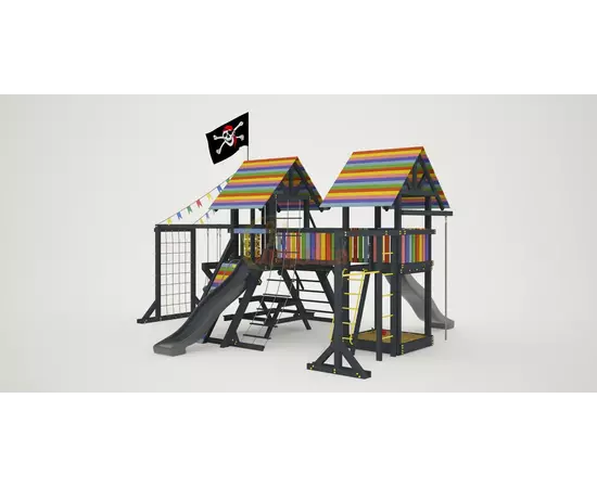 Детская площадка Савушка 1 (BLACK EDITION)Детская площадка Савушка 1 (BLACK EDITION)[image_num]