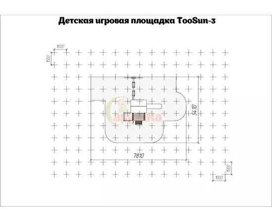 Детская площадка Савушка TooSun (Тусун) 3Детская площадка Савушка TooSun (Тусун) 3[image_num]