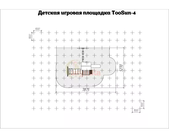 Детская площадка Савушка TooSun (Тусун) 4Детская площадка Савушка TooSun (Тусун) 4[image_num]