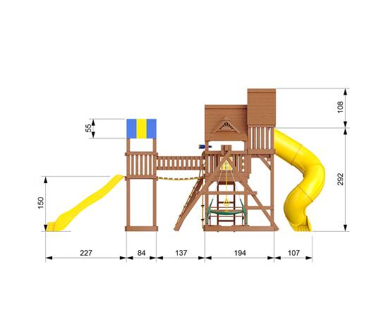 Детский игровой комплекс Fort Deluxe-2Детский игровой комплекс Fort Deluxe-2[image_num]