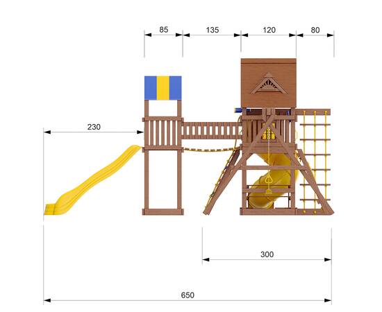 Детский игровой комплекс Fort-5Детский игровой комплекс Fort-5[image_num]