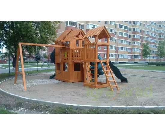 Детская площадка IgraGrad Великан 4 (Макси)Детская площадка IgraGrad Великан 4 (Макси)[image_num]