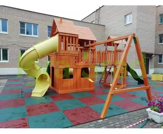 Детская площадка IgraGrad Великан 4 (Макси)Детская площадка IgraGrad Великан 4 (Макси)[image_num]