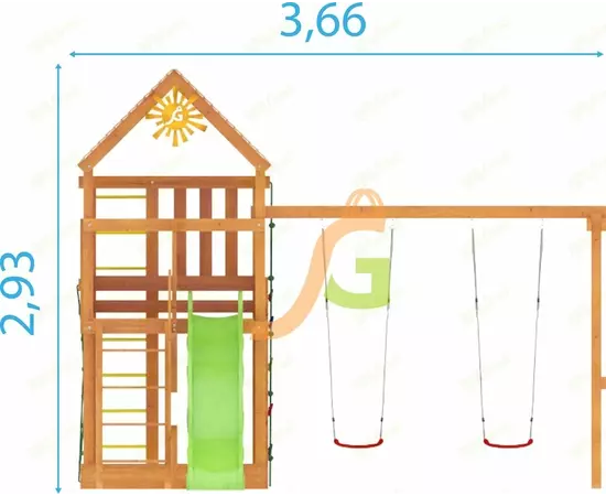 Детская площадка IgraGrad Крафт Pro 6Детская площадка IgraGrad Крафт Pro 6[image_num]