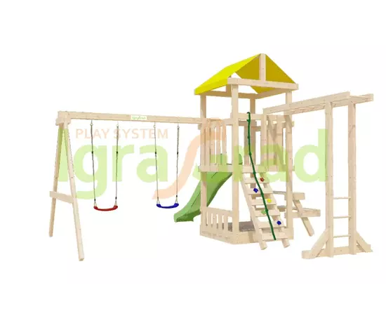 Детская площадка IgraGrad Крафтик со столиком и рукоходомДетская площадка IgraGrad Крафтик со столиком и рукоходом[image_num]