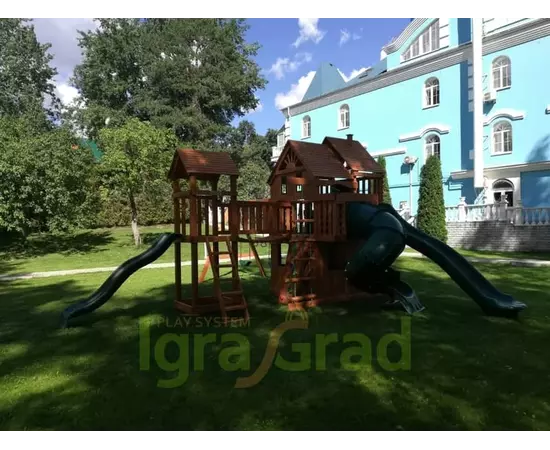 Детская площадка IgraGrad Великан 4 (Макси)Детская площадка IgraGrad Великан 4 (Макси)[image_num]