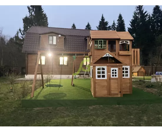 Детская площадка IgraGrad Клубный домик Макси LuxeДетская площадка IgraGrad Клубный домик Макси Luxe[image_num]