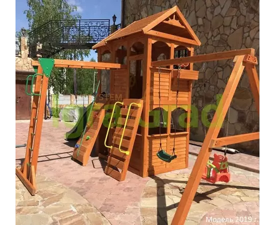 Детская площадка IgraGrad Клубный домик 2 с рукоходомДетская площадка IgraGrad Клубный домик 2 с рукоходом[image_num]