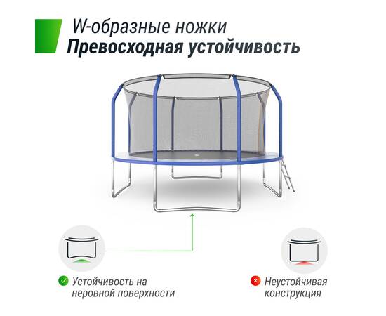 Батут UNIX Line Премиальный / Supreme Basic 12 ft (366 см) синийБатут UNIX Line Премиальный / Supreme Basic 12 ft (366 см) синий[image_num]