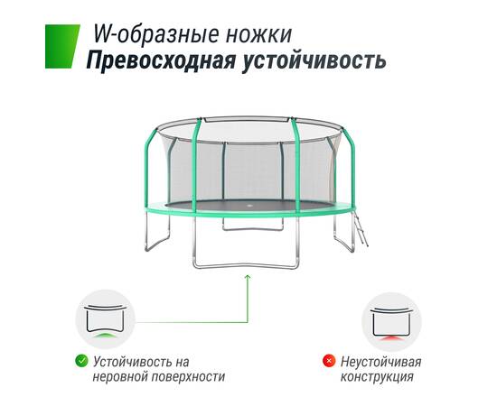 Батут UNIX Line Премиальный / Supreme Basic 14 ft (427 см) зеленыйБатут UNIX Line Премиальный / Supreme Basic 14 ft (427 см) зеленый[image_num]